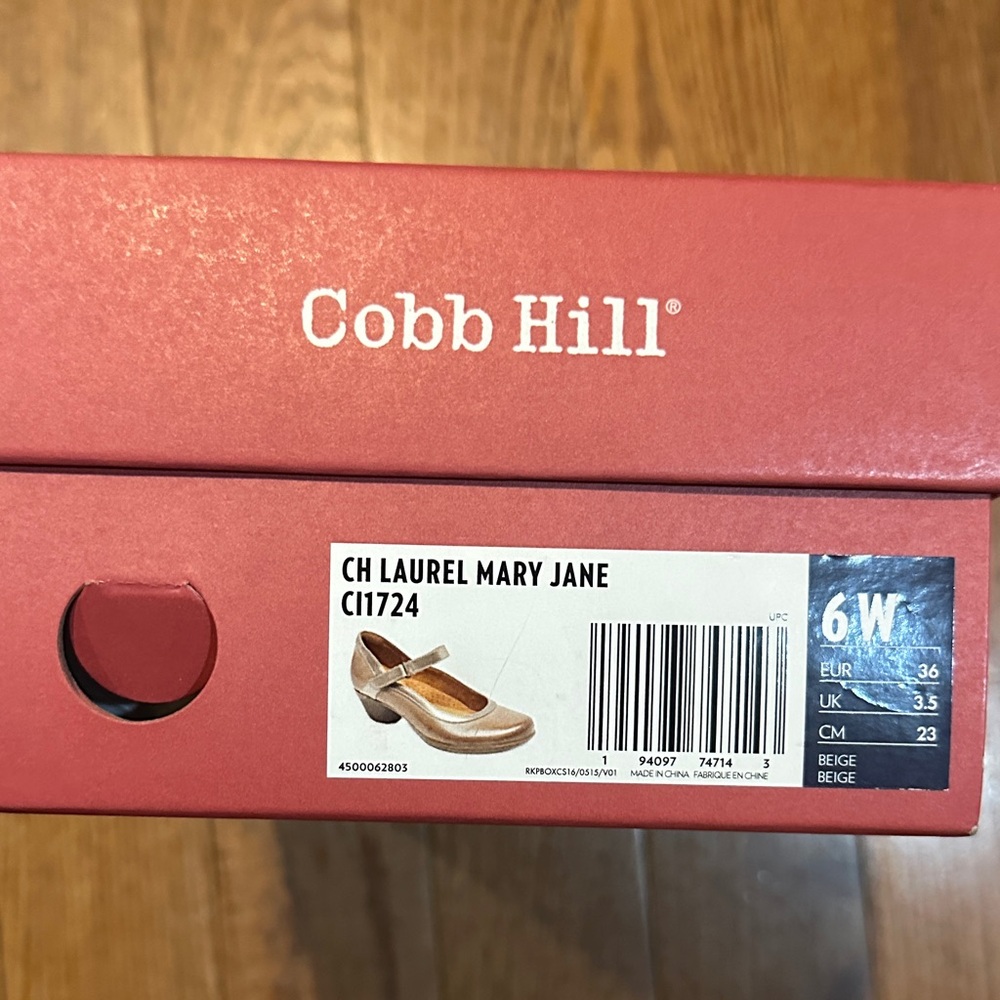 Cobb Hill by New Balance Beige Mary Jane Heels